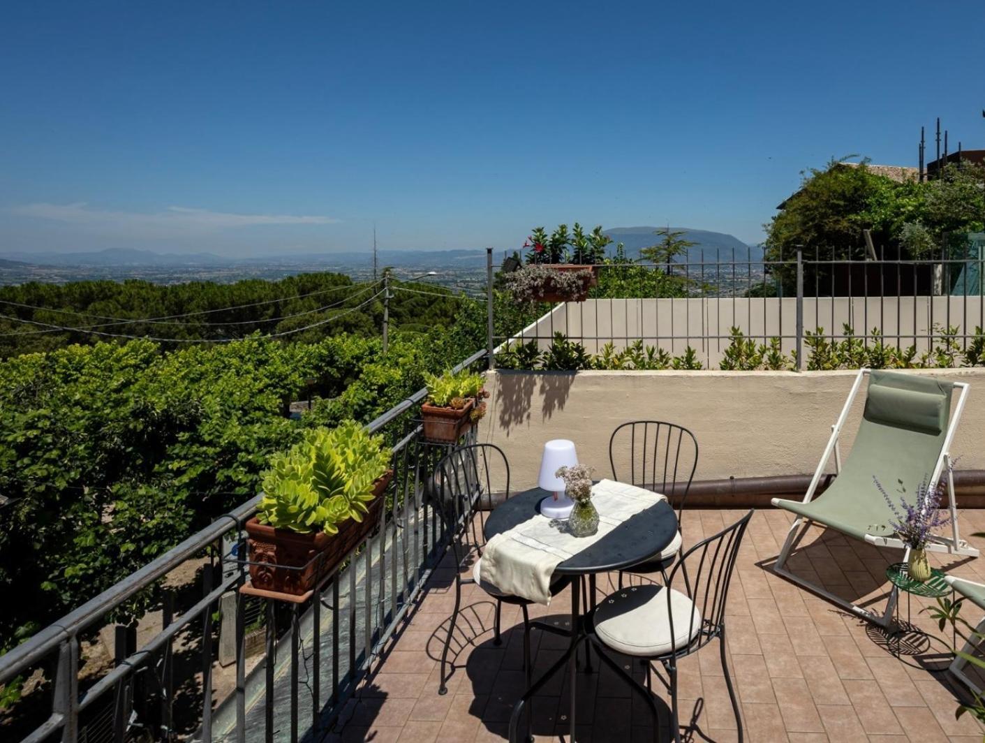 App. Con Terrazza Panoramica In Centro-Монтефалко Екстериор снимка